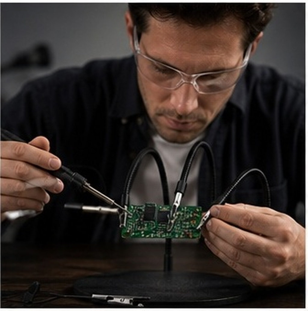 3 pinzas para mesa de trabajo  - Electronics Repair Tools reseña y precio
