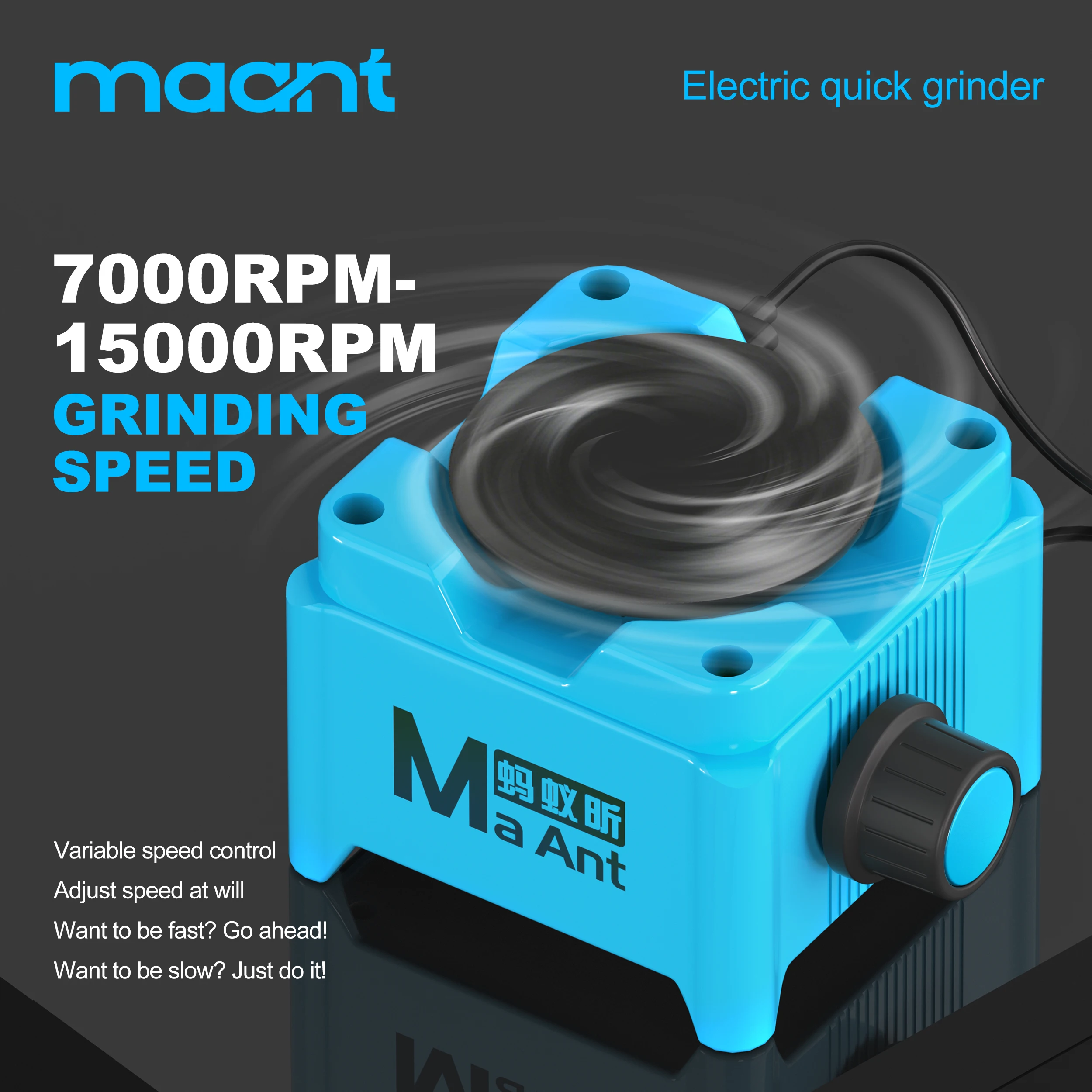 Amoladora eléctrica MaAnt KM1, - Electronics Repair In Usa reseña y precio