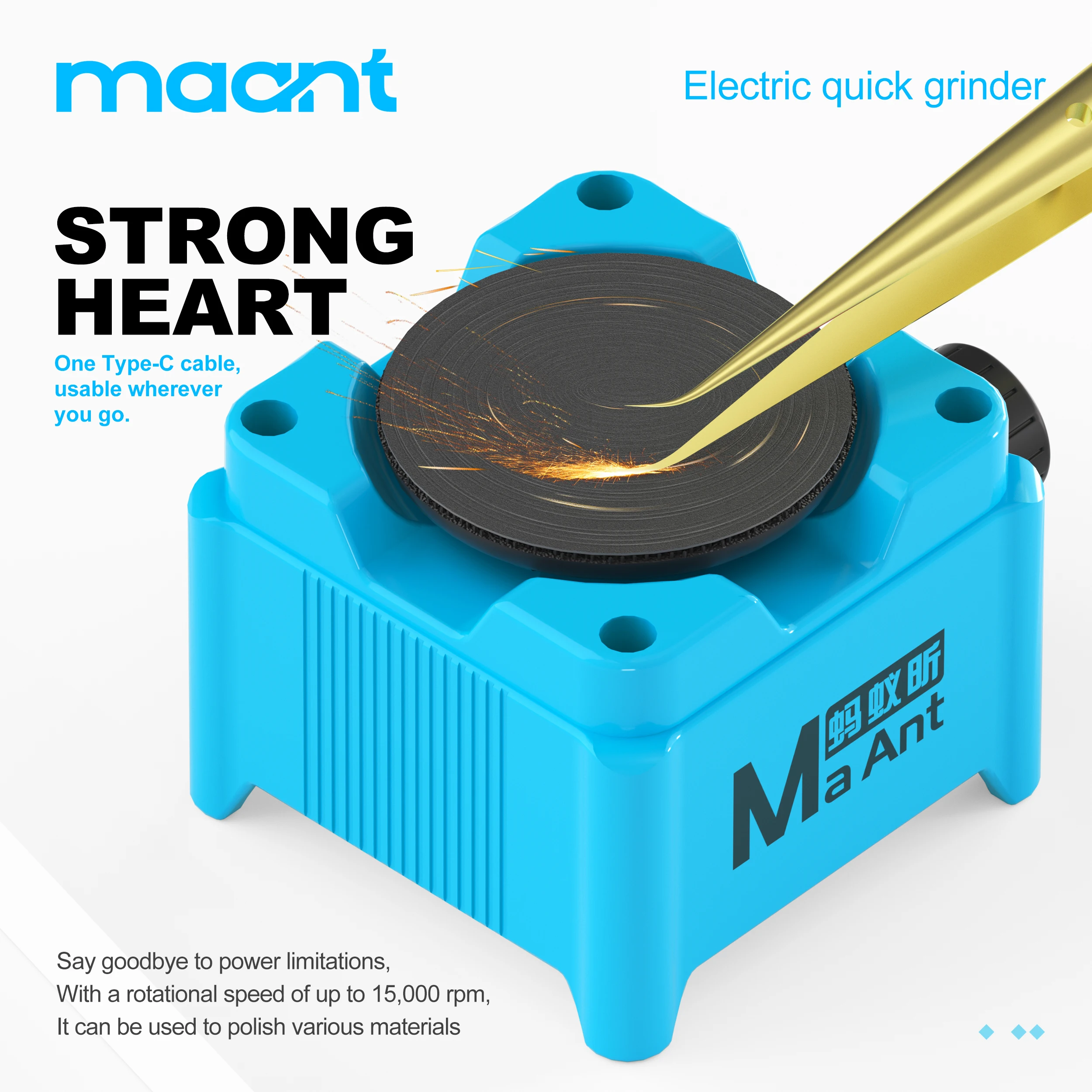 Amoladora eléctrica MaAnt KM1, - Electronics Repair In Usa reseña y precio