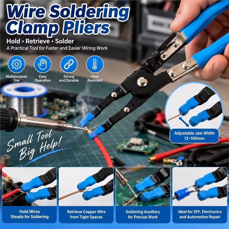 JHD: pinza para sujetar alambr - Electronics Repair In Usa reseña y precio