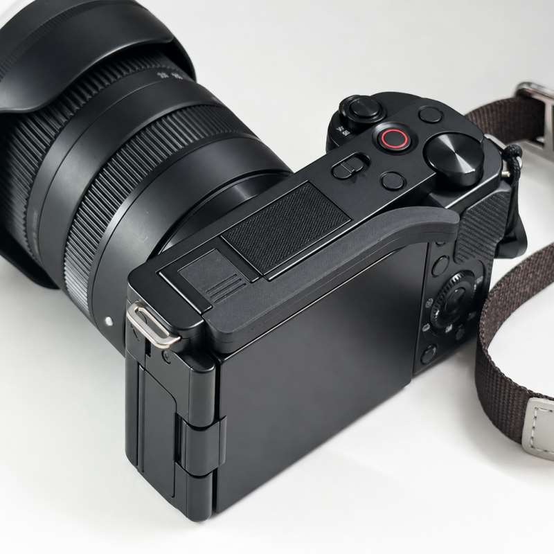 Empuñadura de dedo para zapata - Sony Camera Zv-E10 reseña y precio